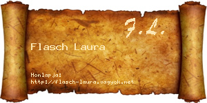 Flasch Laura névjegykártya